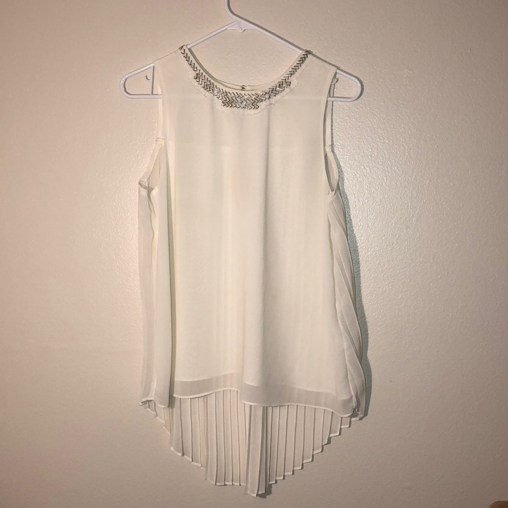 Elegant Silk Pleated shirt
